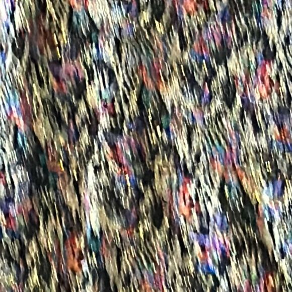 Vintage metallic maxi dress retro 70s Hippie L XL 14 - Picture 7 of 9